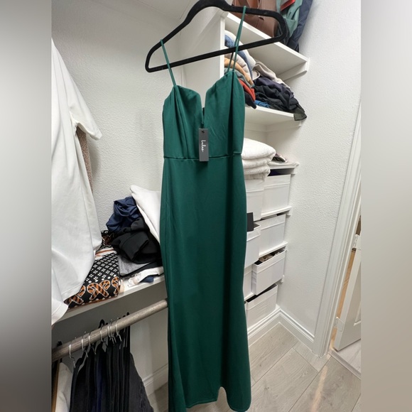 Lulu’s Green Mermaid Maxi Dress - Picture 4 of 5